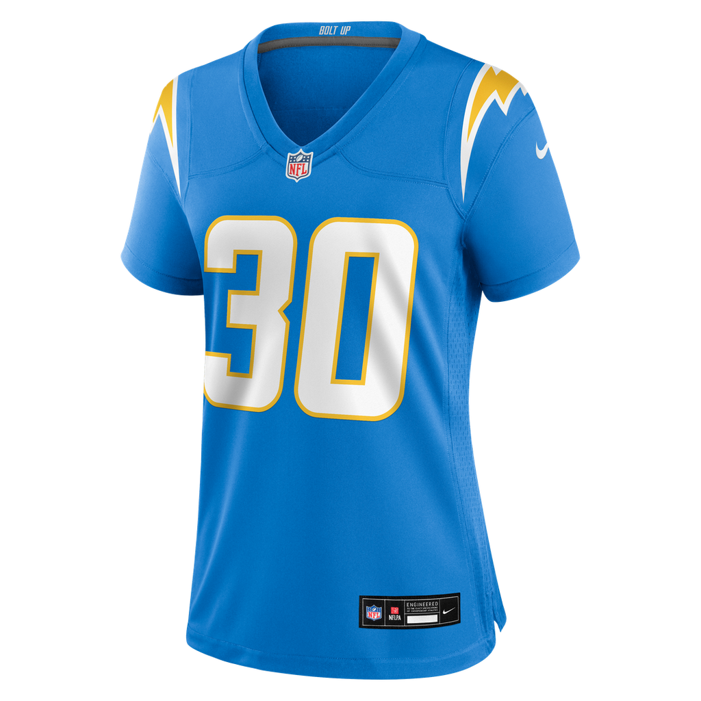 Alec Ingold Los Angeles Chargers Women's Team Jersey - Powder Blue