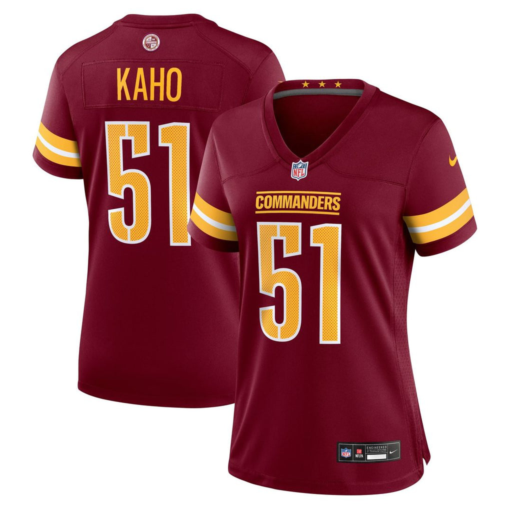 Ale Kaho Washington Commanders Women's Team Jersey - Burgundy