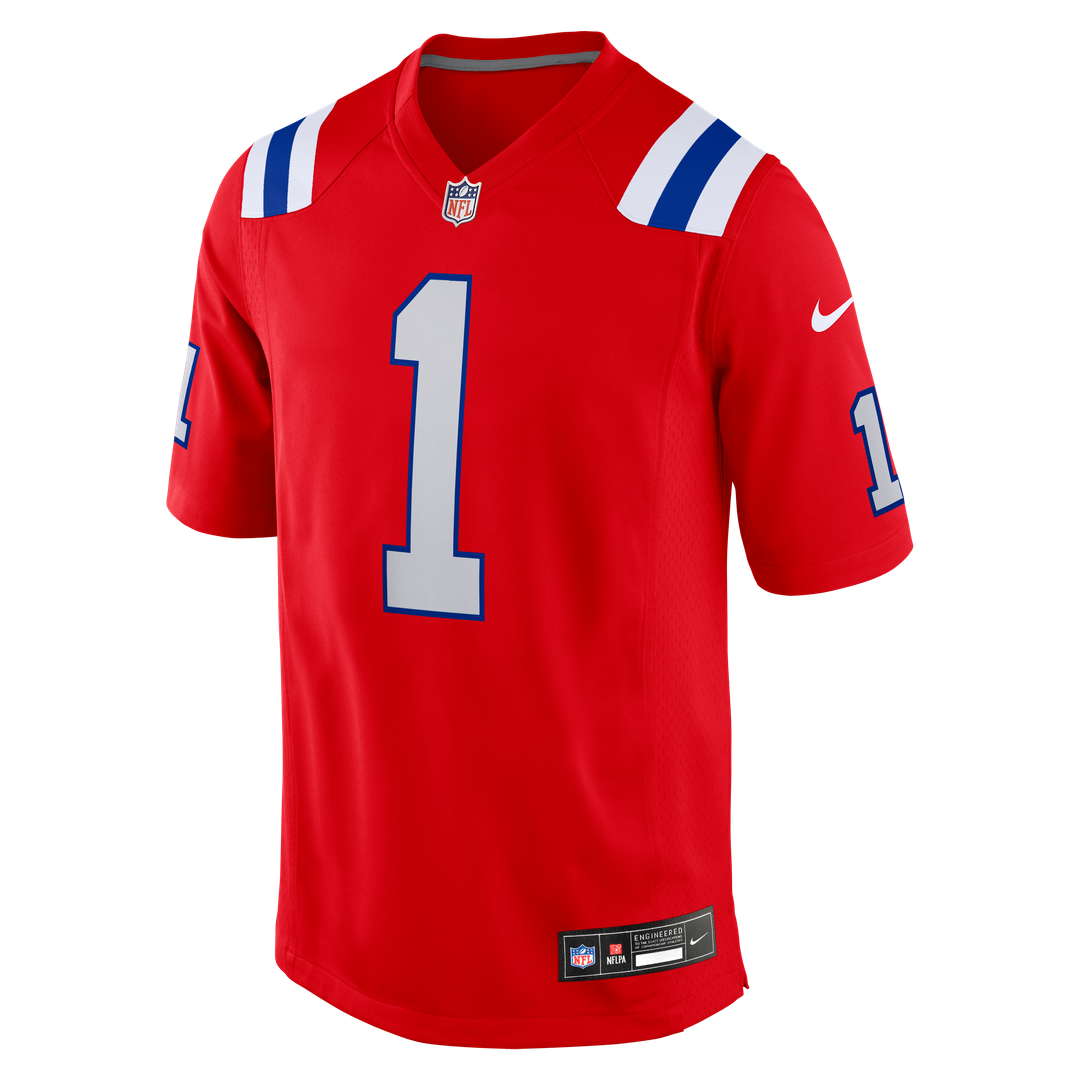 A.J. Brown New England Patriots Jersey - Red