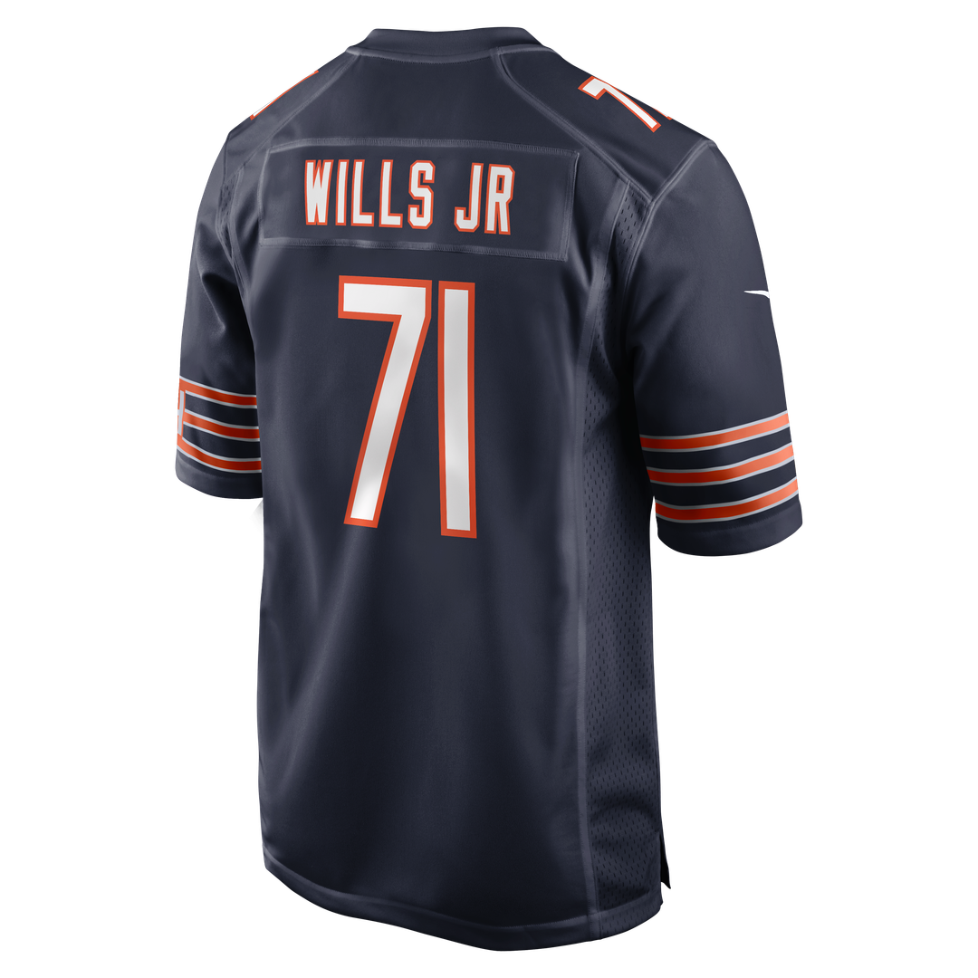 Jedrick Wills Jr. Chicago Bears Team Jersey - Navy