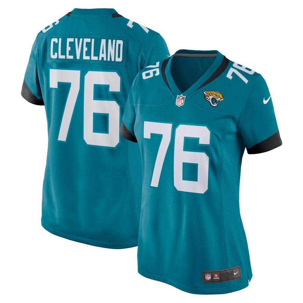 Ezra Cleveland Jacksonville Jaguars Women's Jersey - Teal