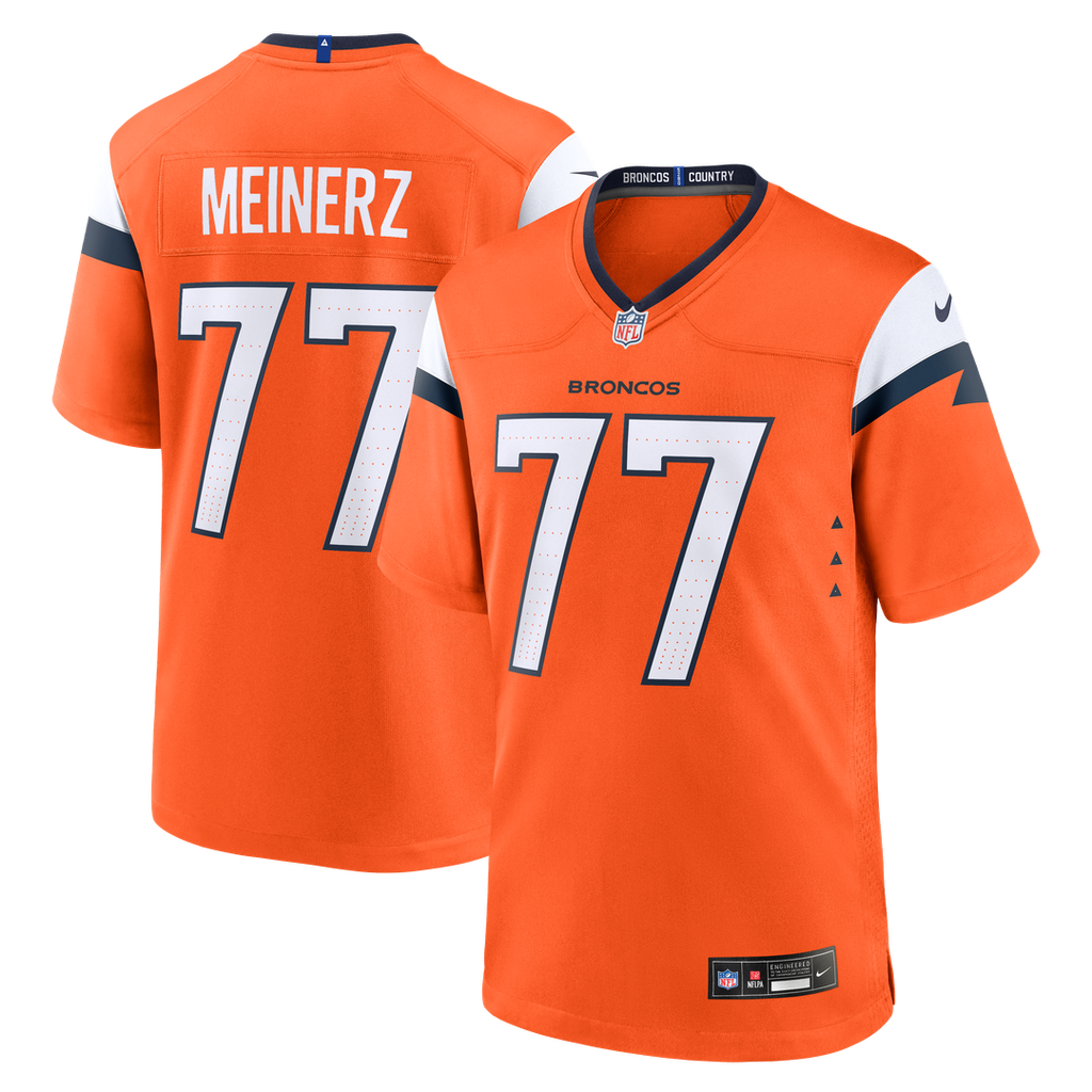 Quinn Meinerz Denver Broncos Team Jersey - Orange