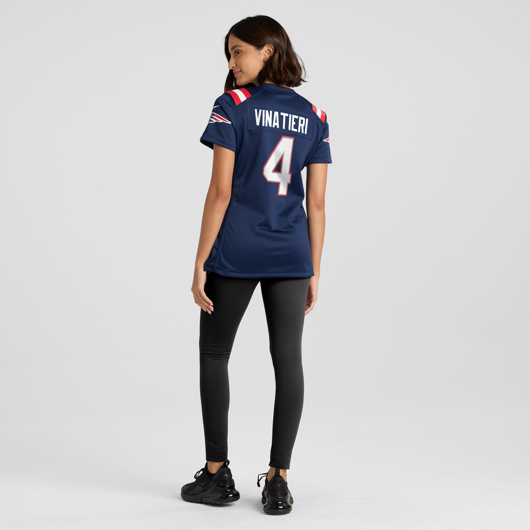 Adam Vinatieri New England Patriots Women's Team Retired Jersey - Navy