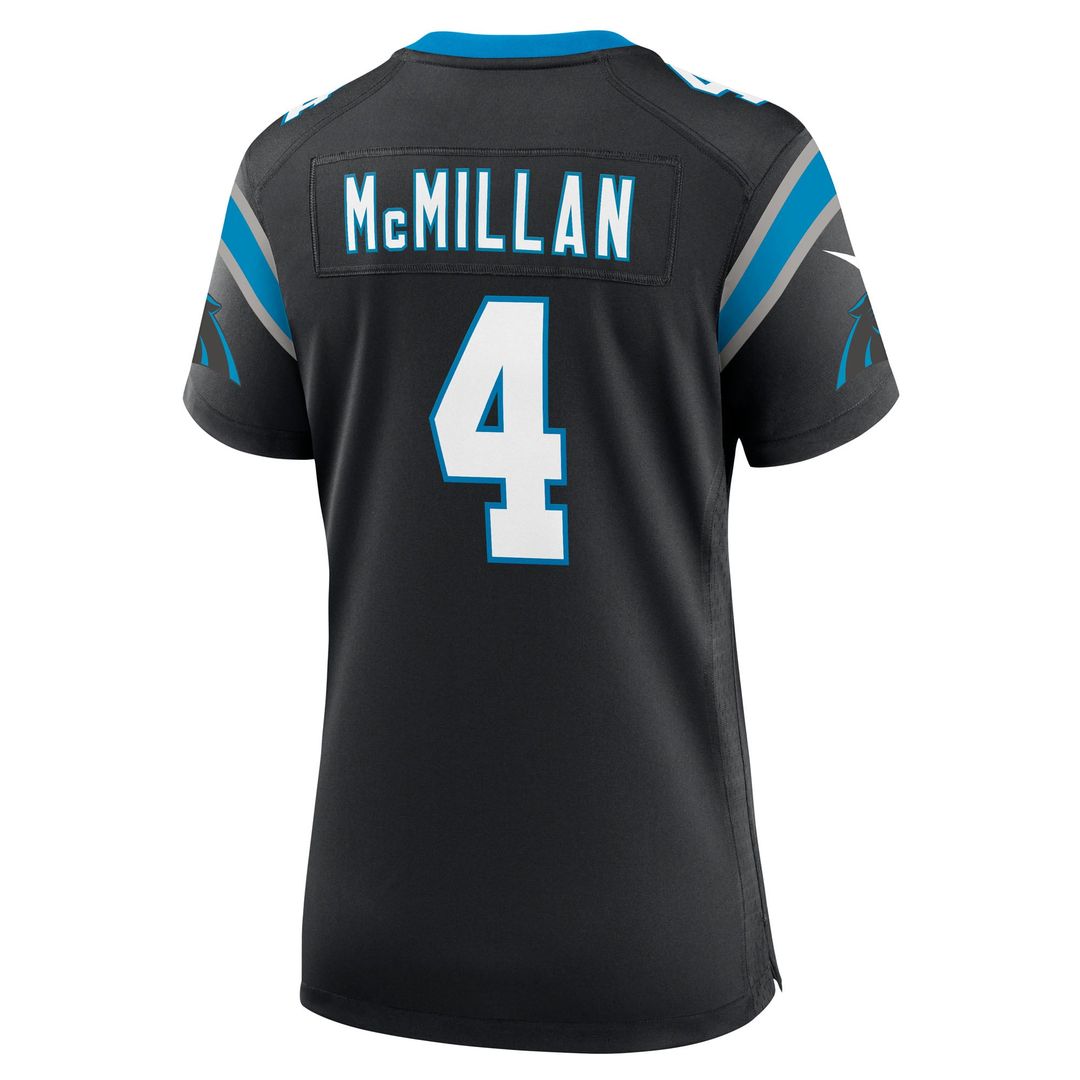 Tetairoa McMillan Carolina Panthers Women's Team Jersey - Black