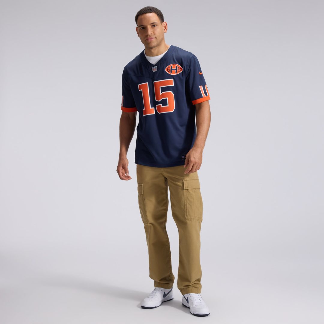 Rome Odunze Chicago Bears 2026 Rivalries Collection Stitched Jersey - Navy
