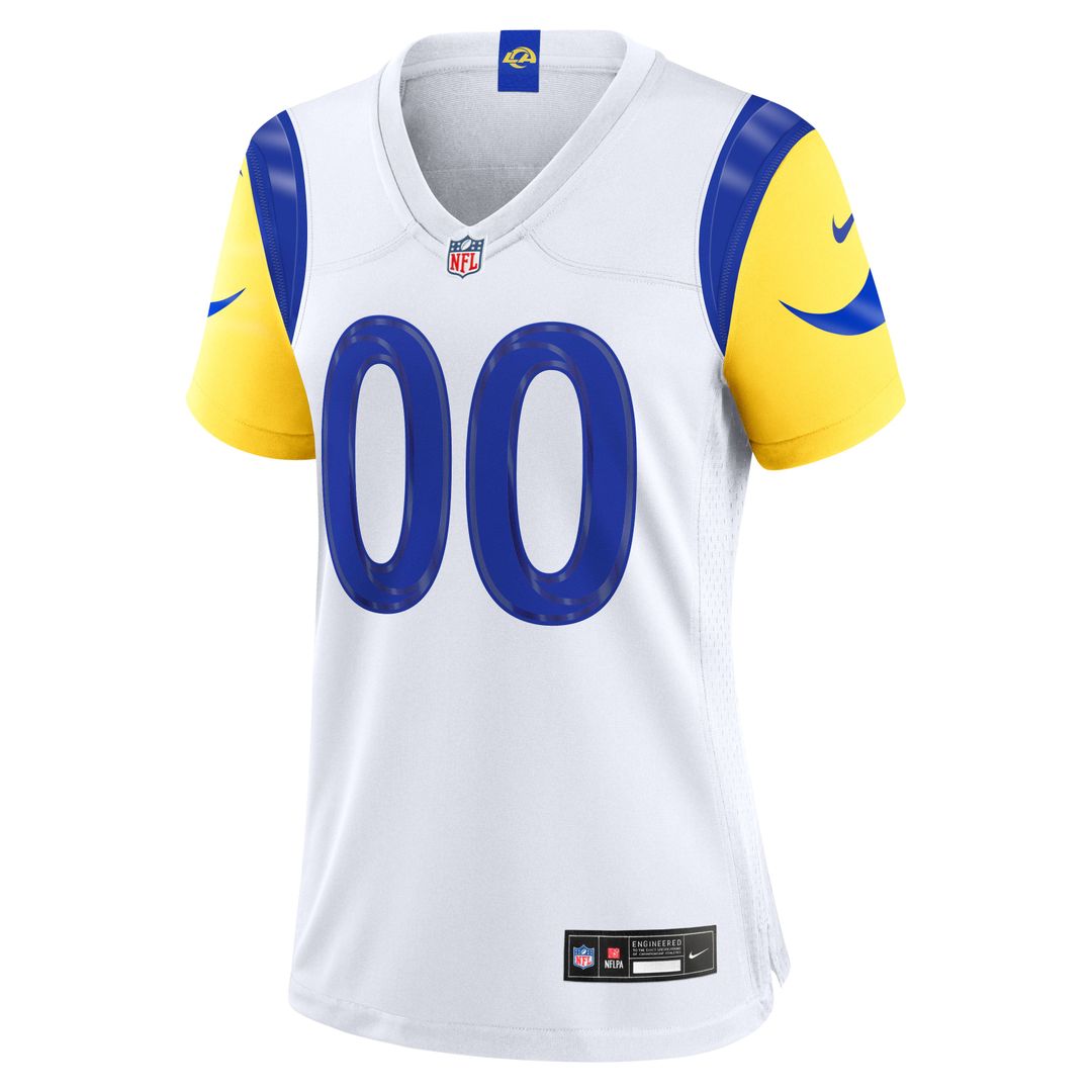 Los Angeles Rams Women's Custom Jersey - White