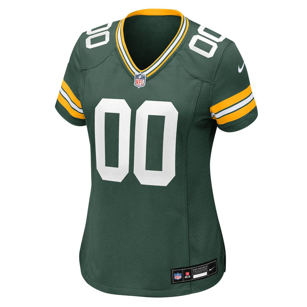 Green Bay Packers Women's Custom Jersey - Green