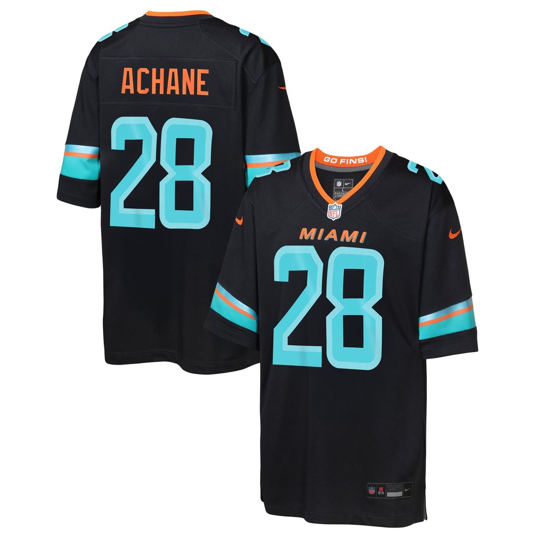 De’Von Achane Miami Dolphins Youth Rivalries Collection Jersey - Navy