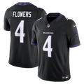 Zay Flowers Baltimore Ravens Alternate Alternate Stitched Jersey - Black