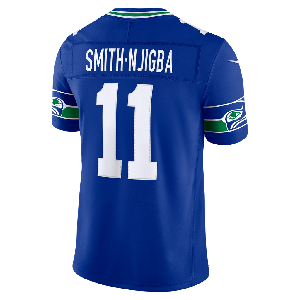 Jaxon Smith-Njigba Seattle Seahawks Alternate Stitched Jersey - Royal