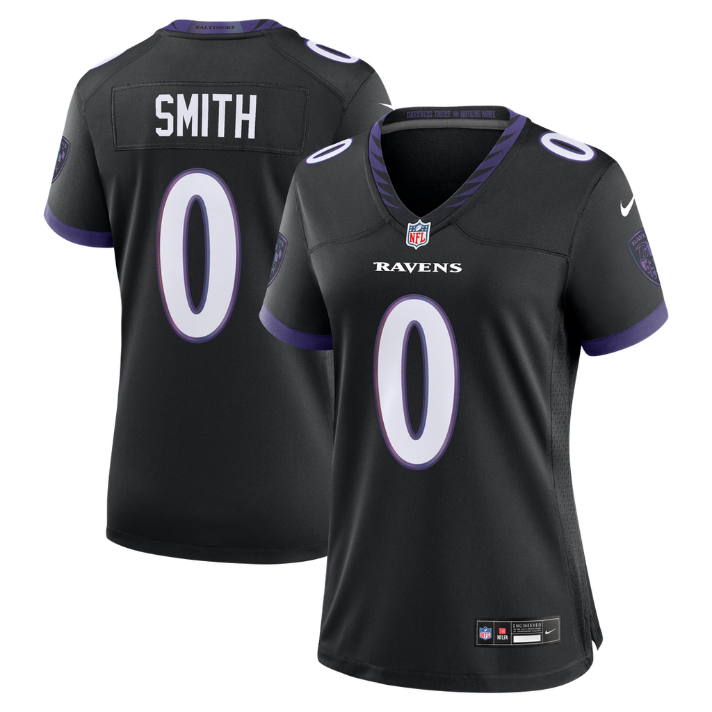 Roquan Smith Baltimore Ravens Women's Alternate Jersey - Black