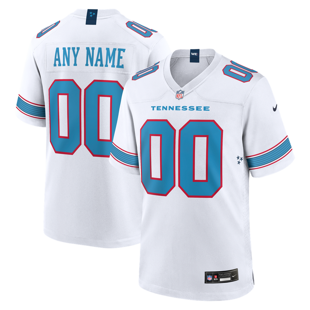 Tennessee Titans Game Custom Jersey - Light Blue