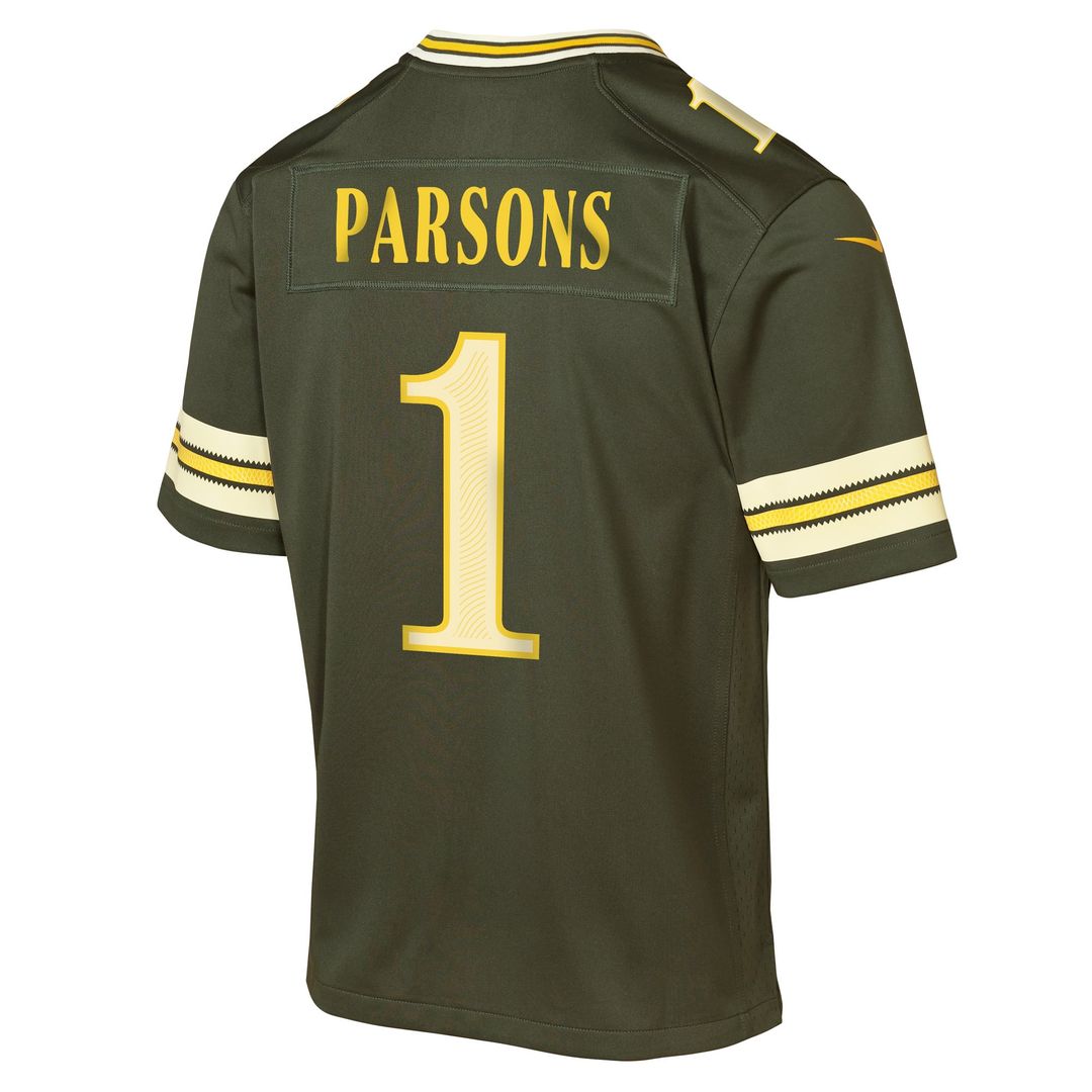 Micah Parsons Green Bay Packers Youth 2026 Rivalries Collection Jersey - Green