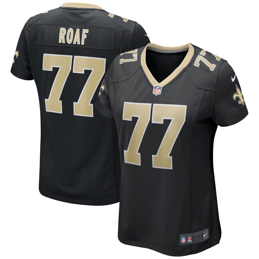 Willie Roaf New Orleans Saints Women's Game Retired Player Jersey - Black