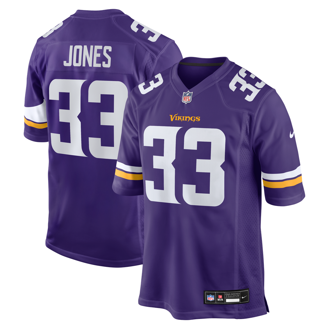 Aaron Jones Minnesota Vikings Jersey - Purple