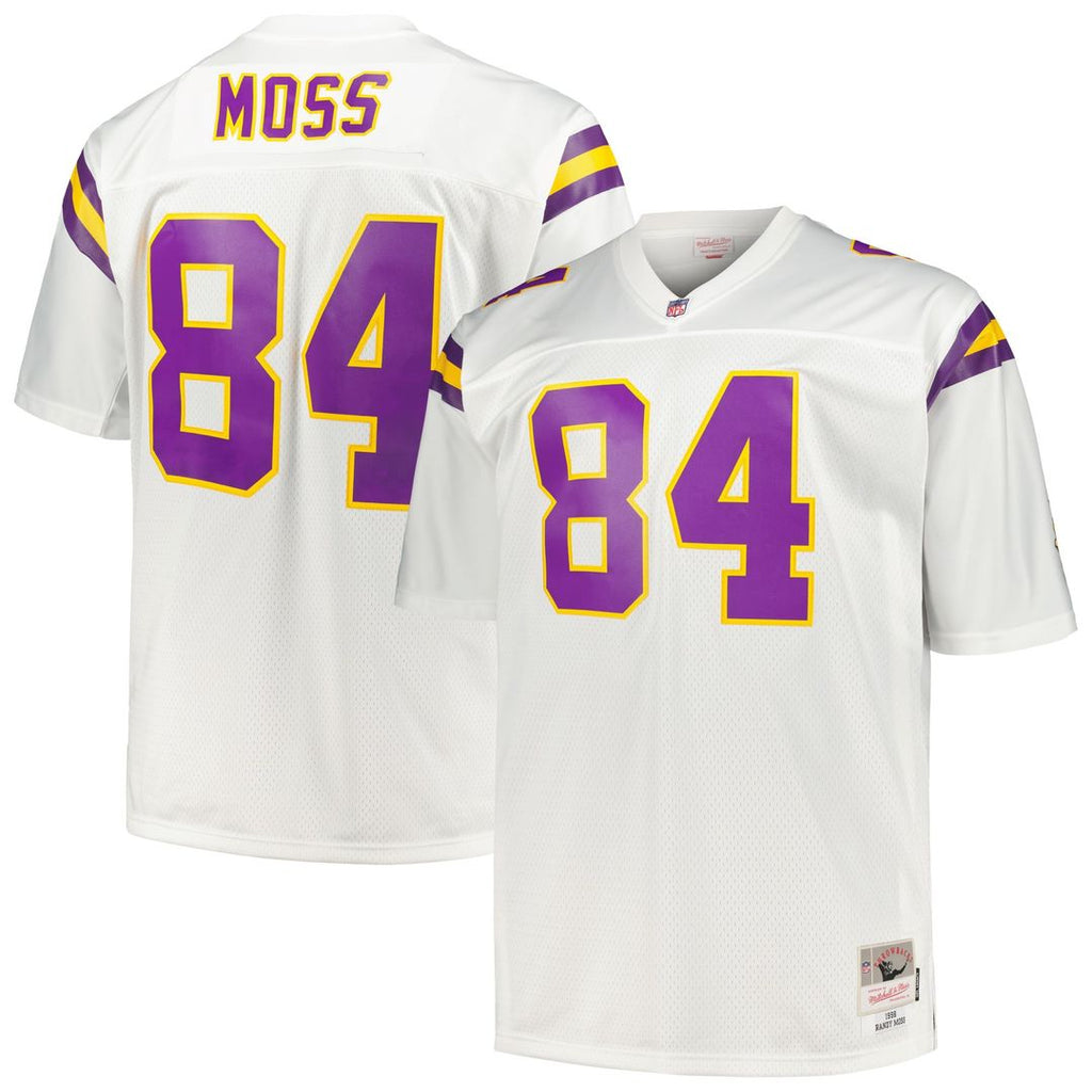 Randy Moss Minnesota Vikings Big & Tall 1998 Retired Player Jersey - Purple