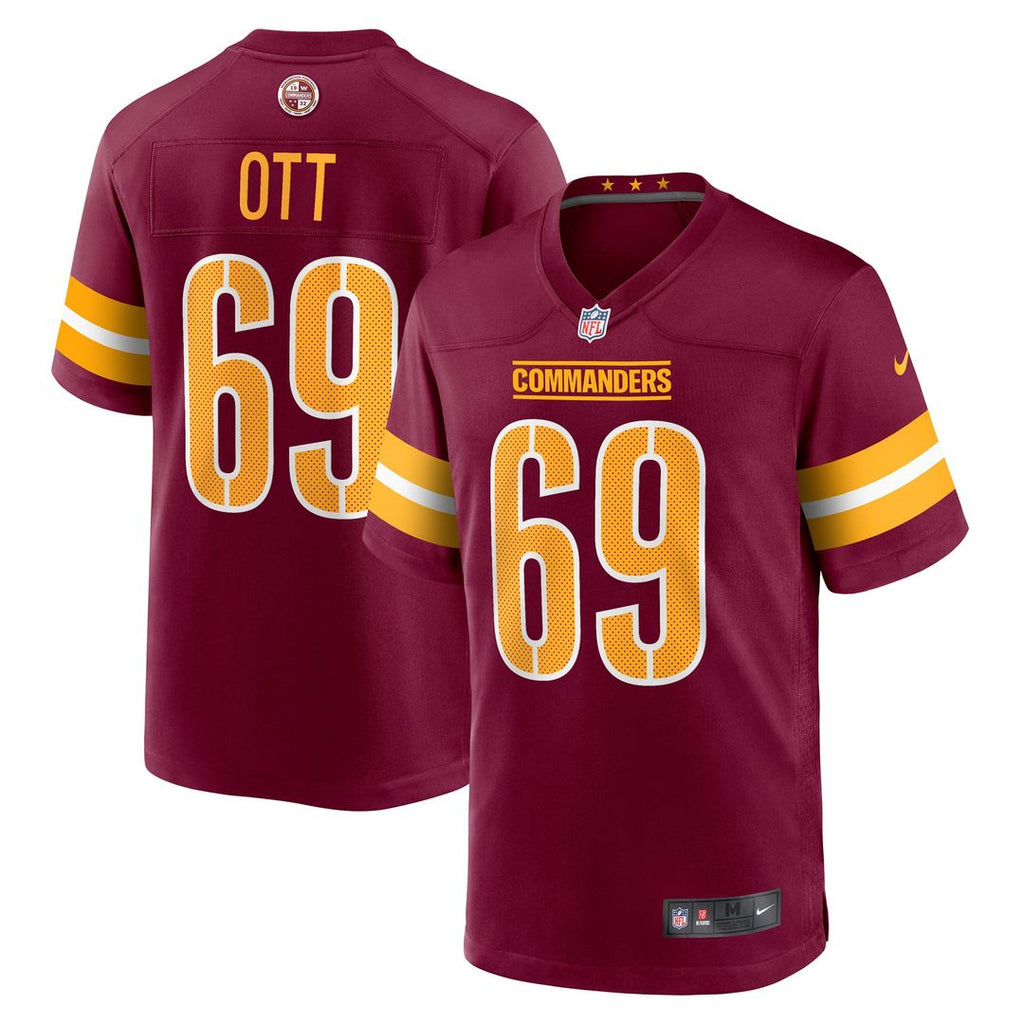 Tyler Ott Washington Commanders Jersey - Burgundy