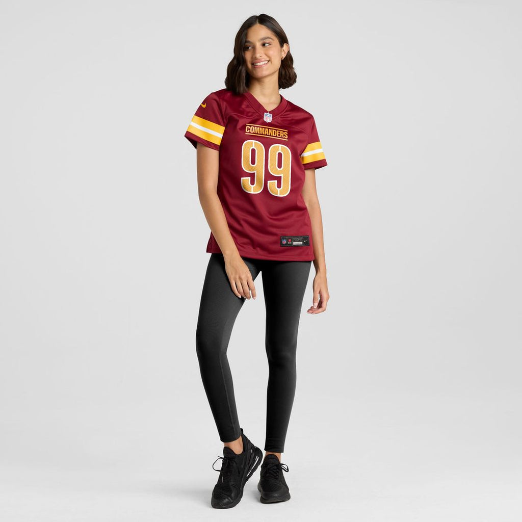 Javon Kinlaw Washington Commanders Women's Team Jersey - Burgundy