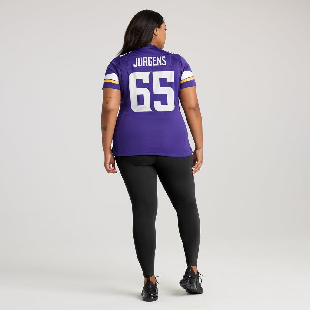 Michael Jurgens Minnesota Vikings Women's Jersey - Purple