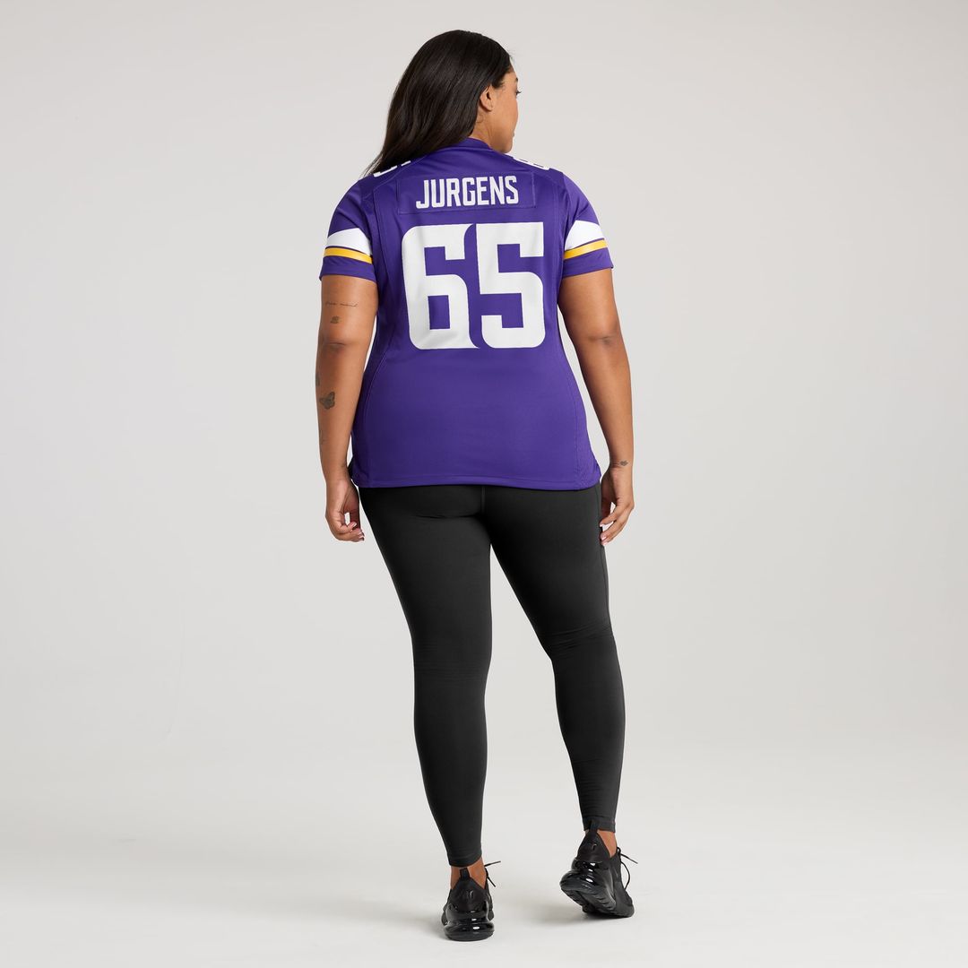 Michael Jurgens Minnesota Vikings Women's Jersey - Purple