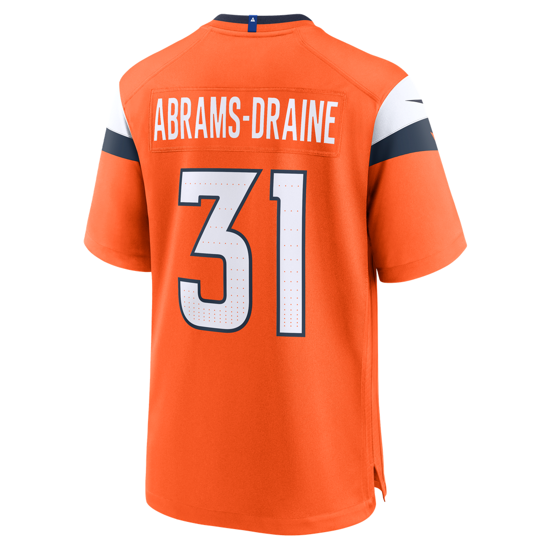 Kris Abrams-Draine Denver Broncos Team Jersey - Orange