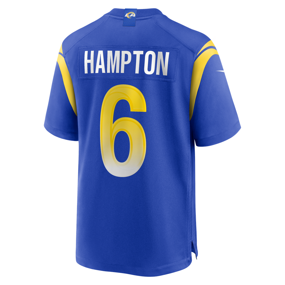Nick Hampton Los Angeles Rams Team Jersey - Royal
