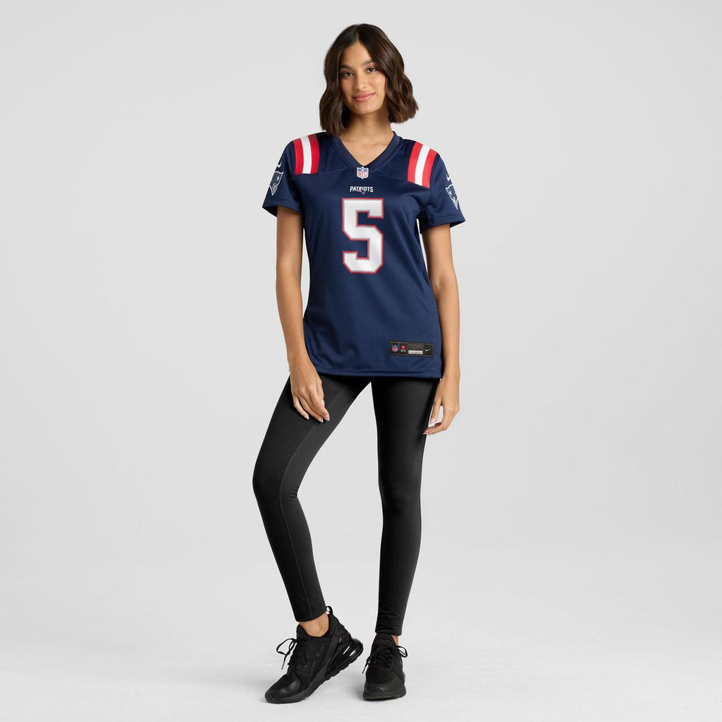 Dre'Mont Jones New England Patriots Women's Team Jersey - Navy