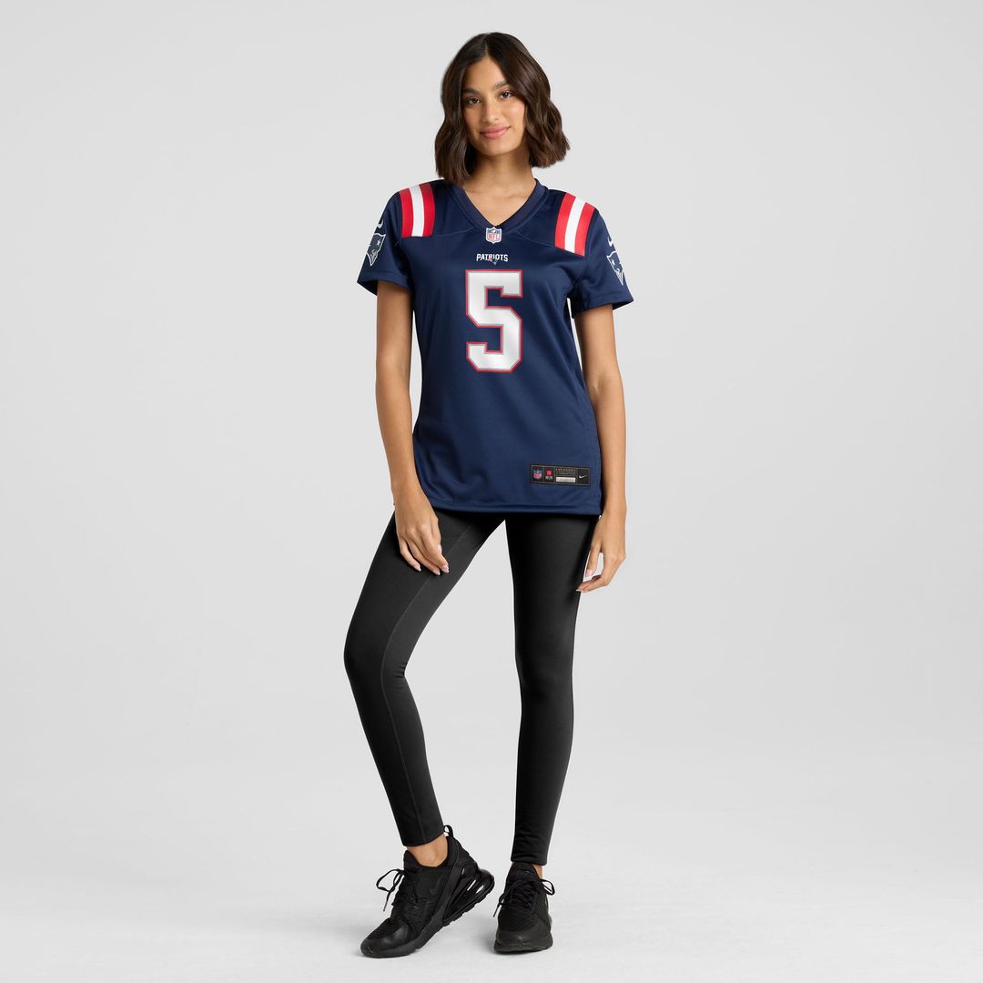 Dre'Mont Jones New England Patriots Women's Team Jersey - Navy