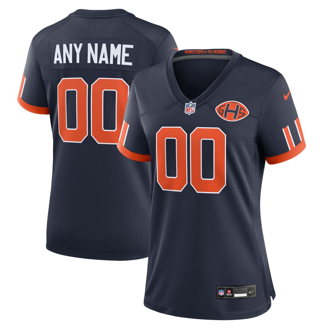 Chicago Bears Women's 2026 Rivalries Collection Game Custom Jersey - Navy