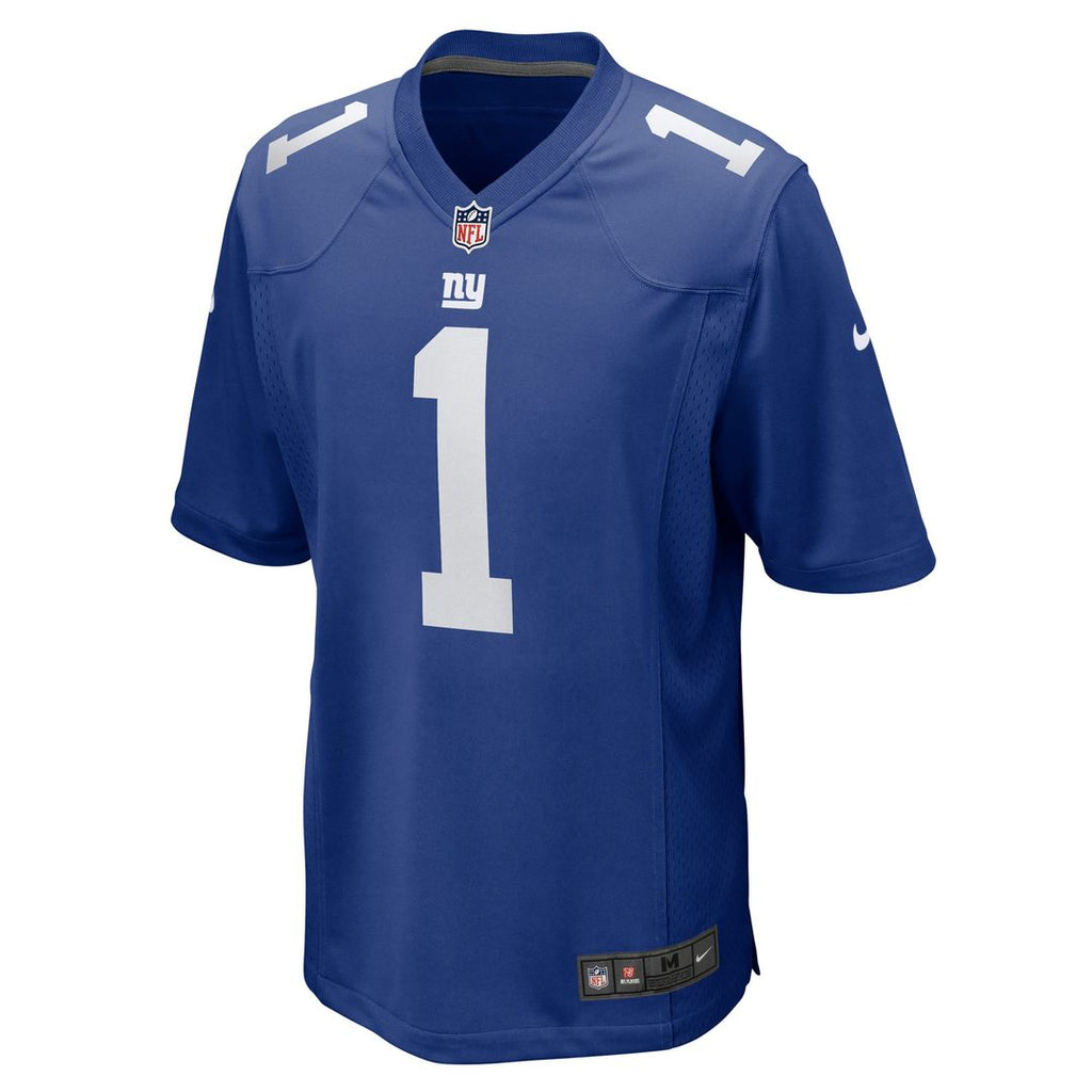 Number 1 Groom New York Giants Jersey - Royal