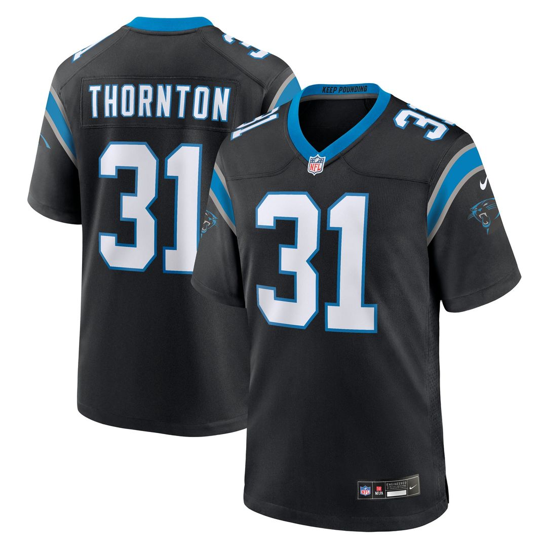 Corey Thornton Carolina Panthers Team Jersey - Black