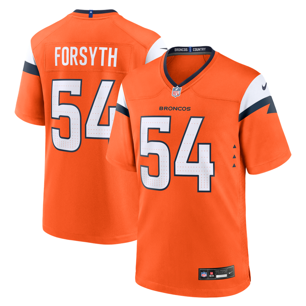 Alex Forsyth Denver Broncos Team Jersey - Orange