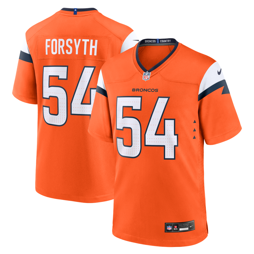 Alex Forsyth Denver Broncos Team Jersey - Orange