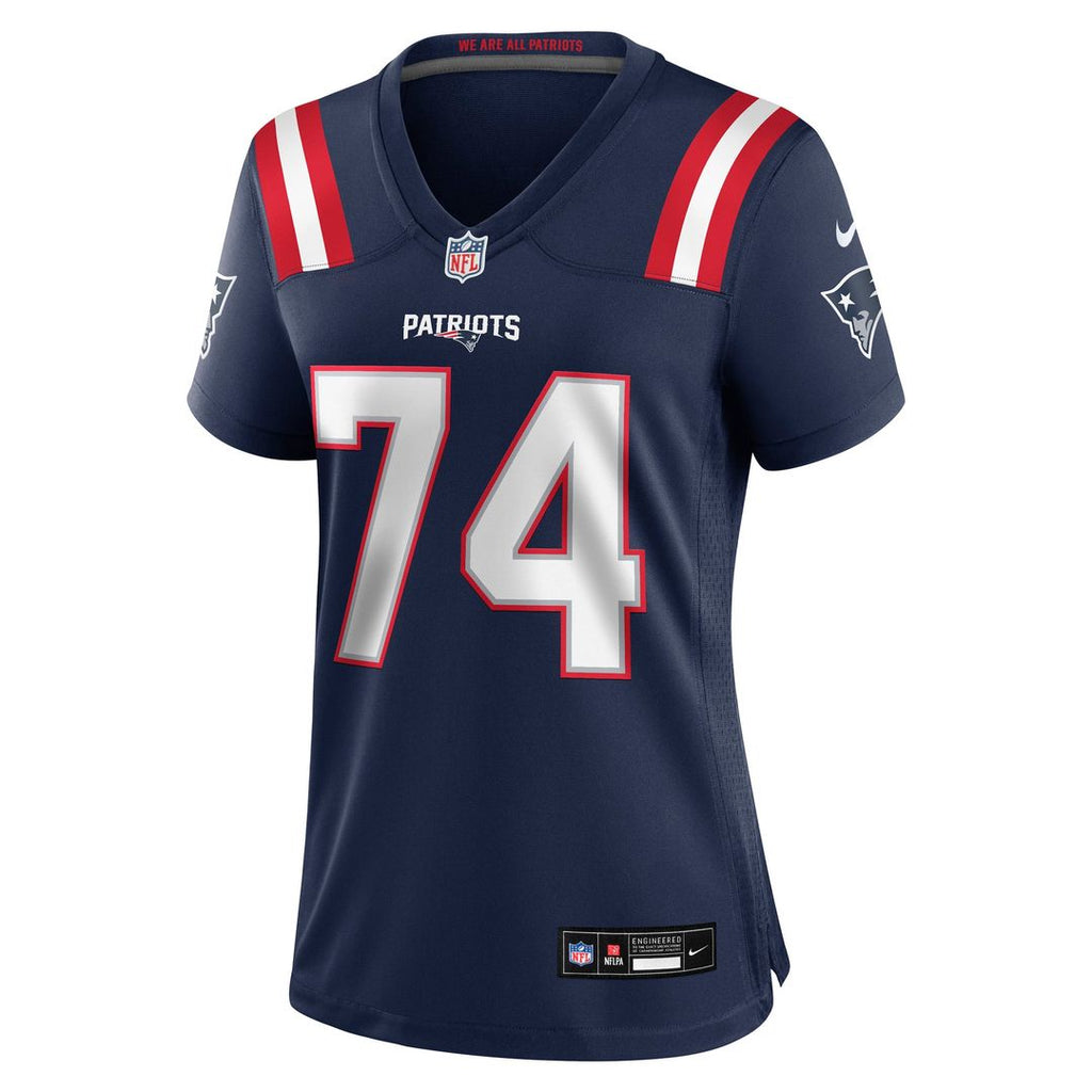Caleb Lomu New England Patriots Women's Team Jersey - Navy