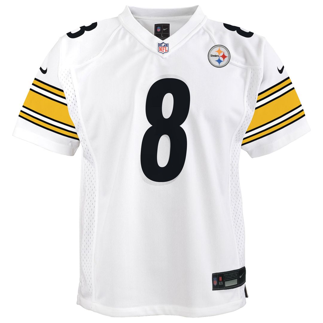 Aaron Rodgers Pittsburgh Steelers Youth Jersey – White