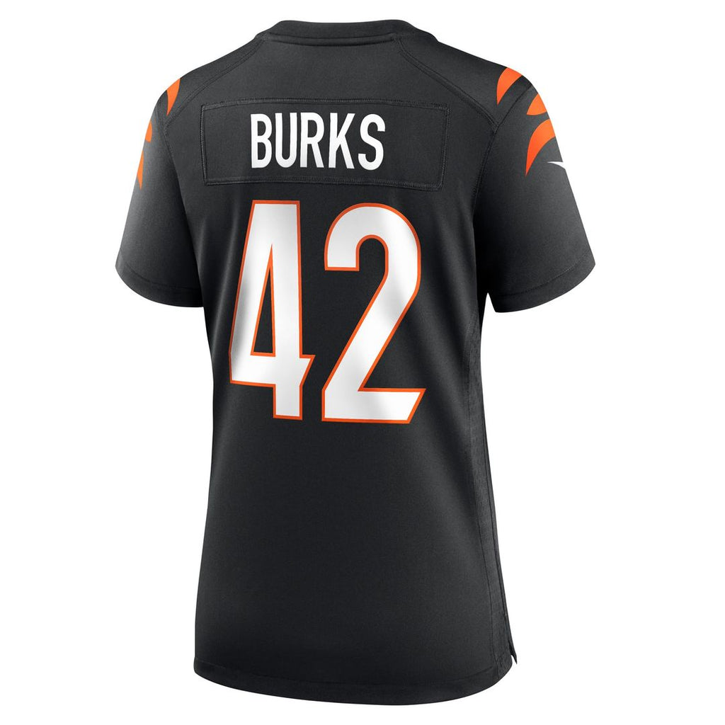 Oren Burks Cincinnati Bengals Women's Team Jersey - Black