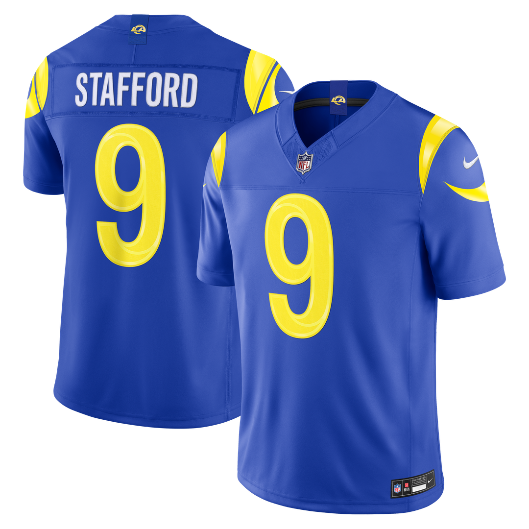 Matthew Stafford Los Angeles Rams Team Stitched Jersey - Royal
