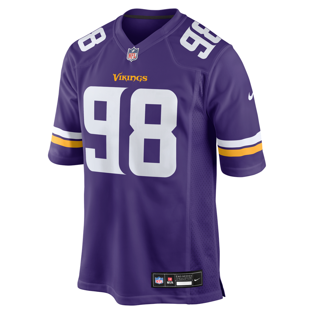 Bo Richter Minnesota Vikings Team Jersey - Purple