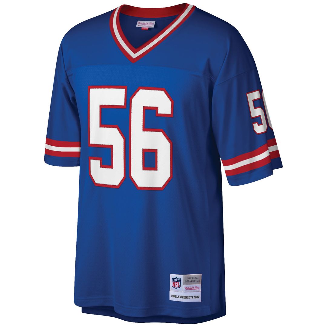 Lawrence Taylor New York Giants Big & Tall 1986 Retired Player Jersey - Royal