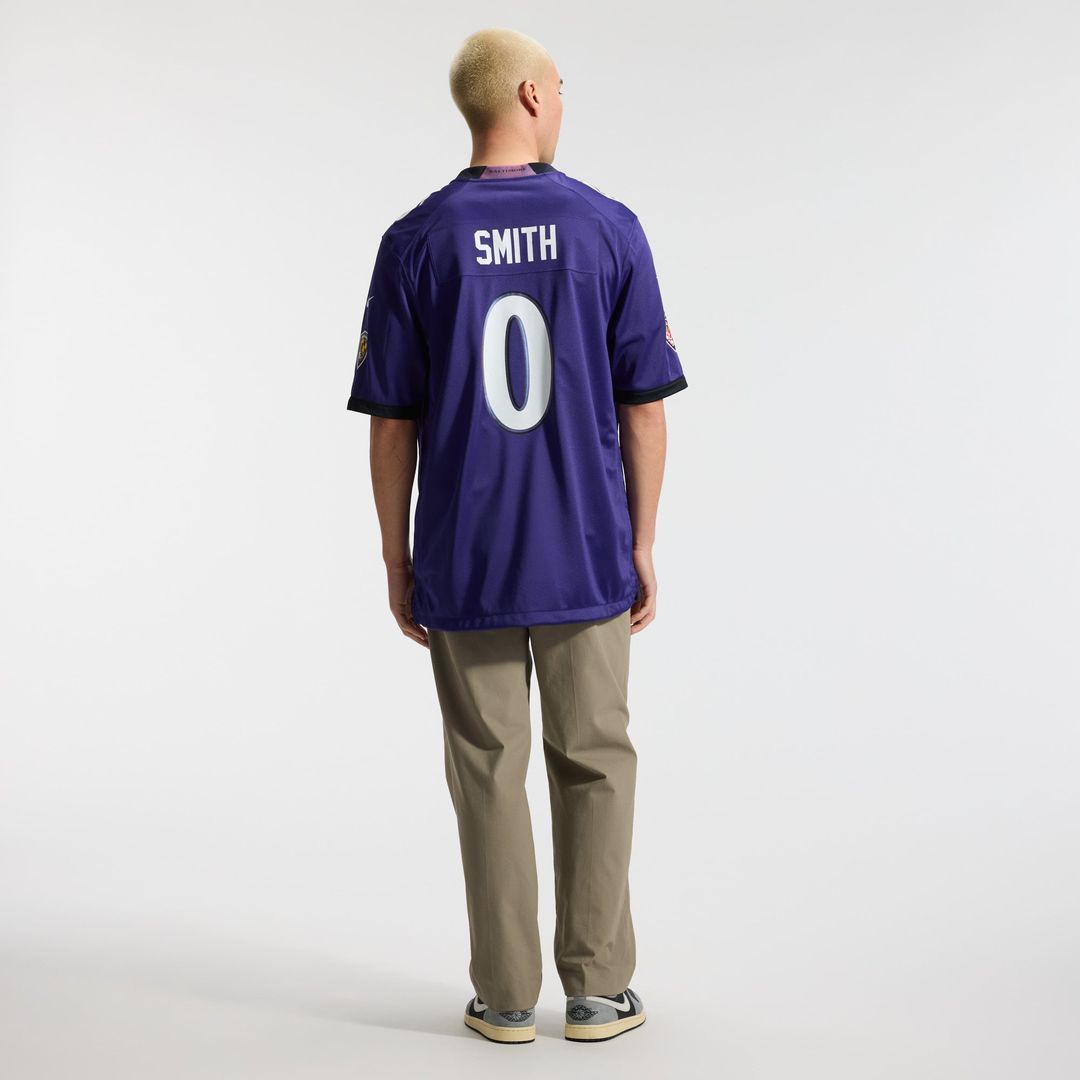 Roquan Smith Baltimore Ravens Team Jersey - Purple