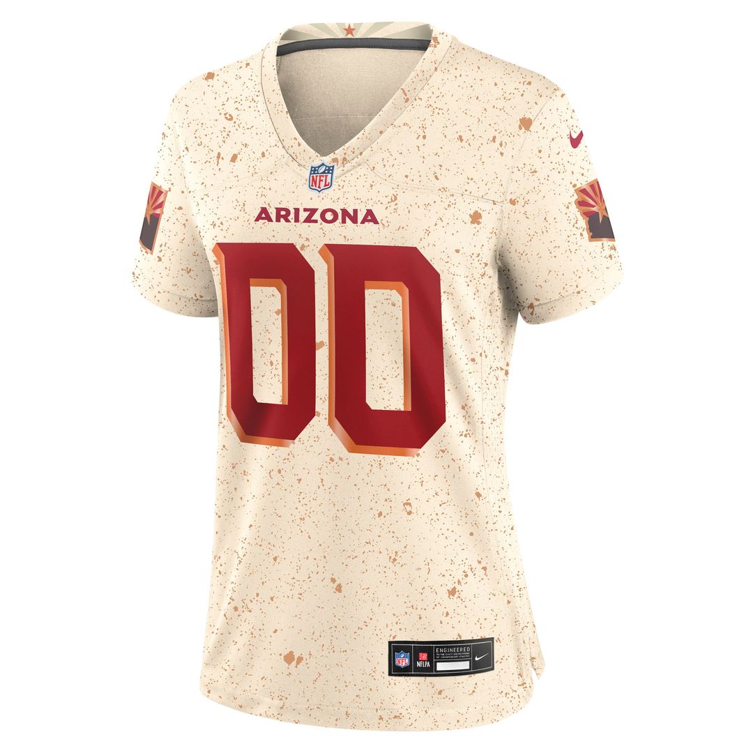 Arizona Cardinals Women's Rivalries Collection Custom Jersey - Natural