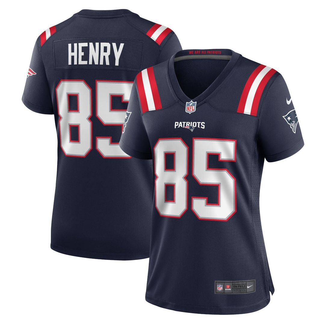Hunter Henry New England Patriots Women's Jersey - Navy