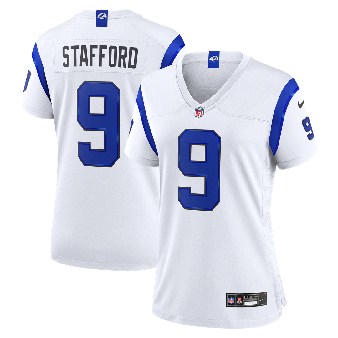 Matthew Stafford Los Angeles Rams Women's Fearsome White Jersey