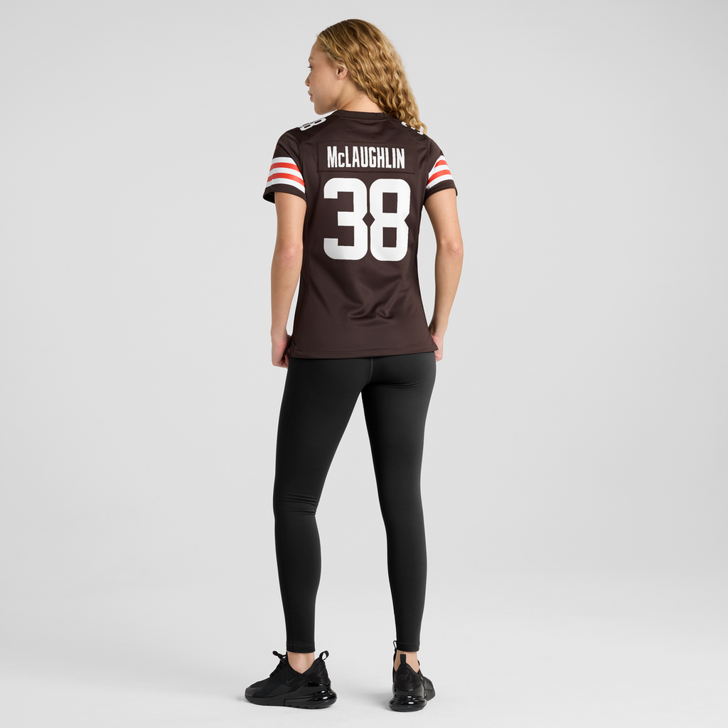 Jaleel McLaughlin Cleveland Browns Women's Team Jersey - Brown