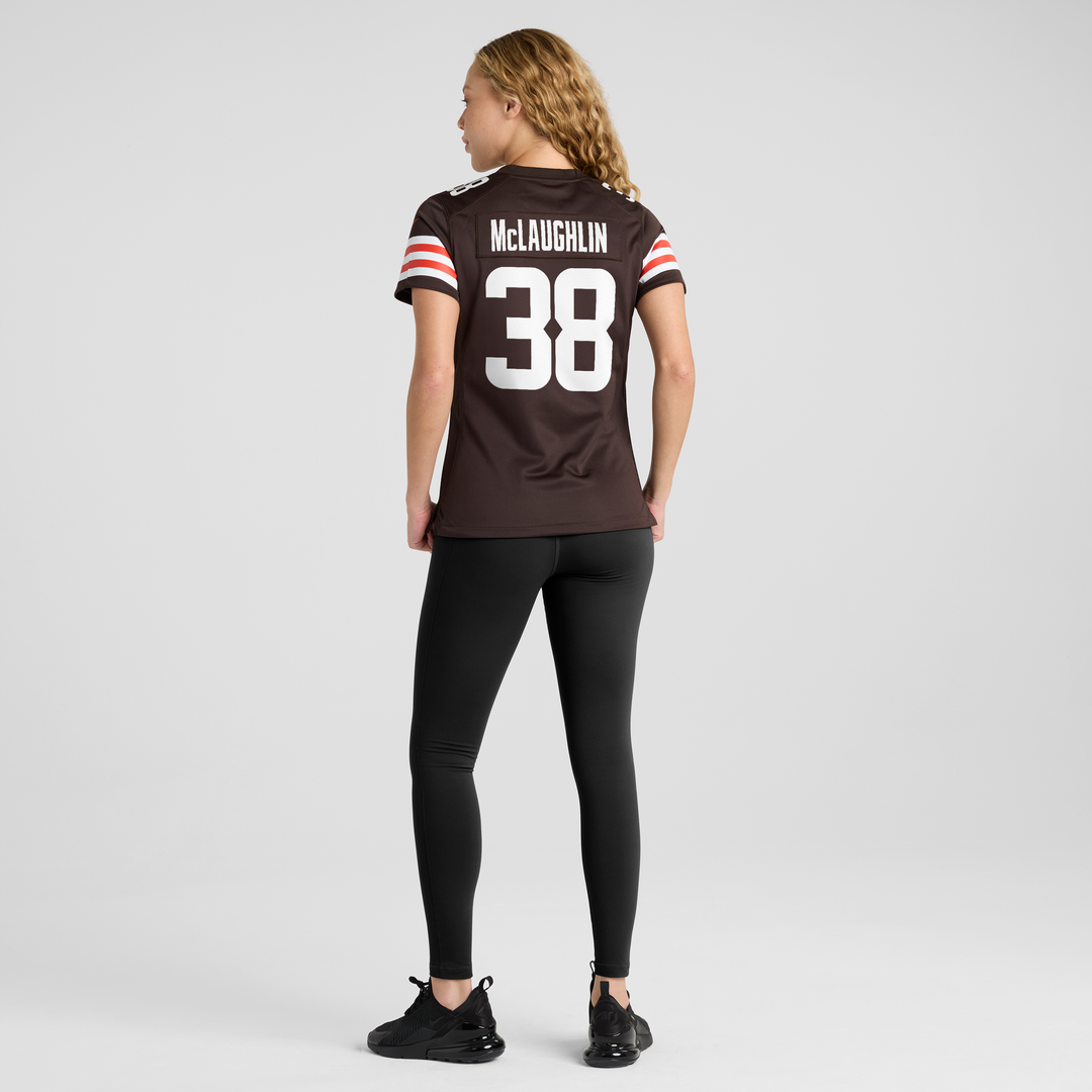 Jaleel McLaughlin Cleveland Browns Women's Team Jersey - Brown