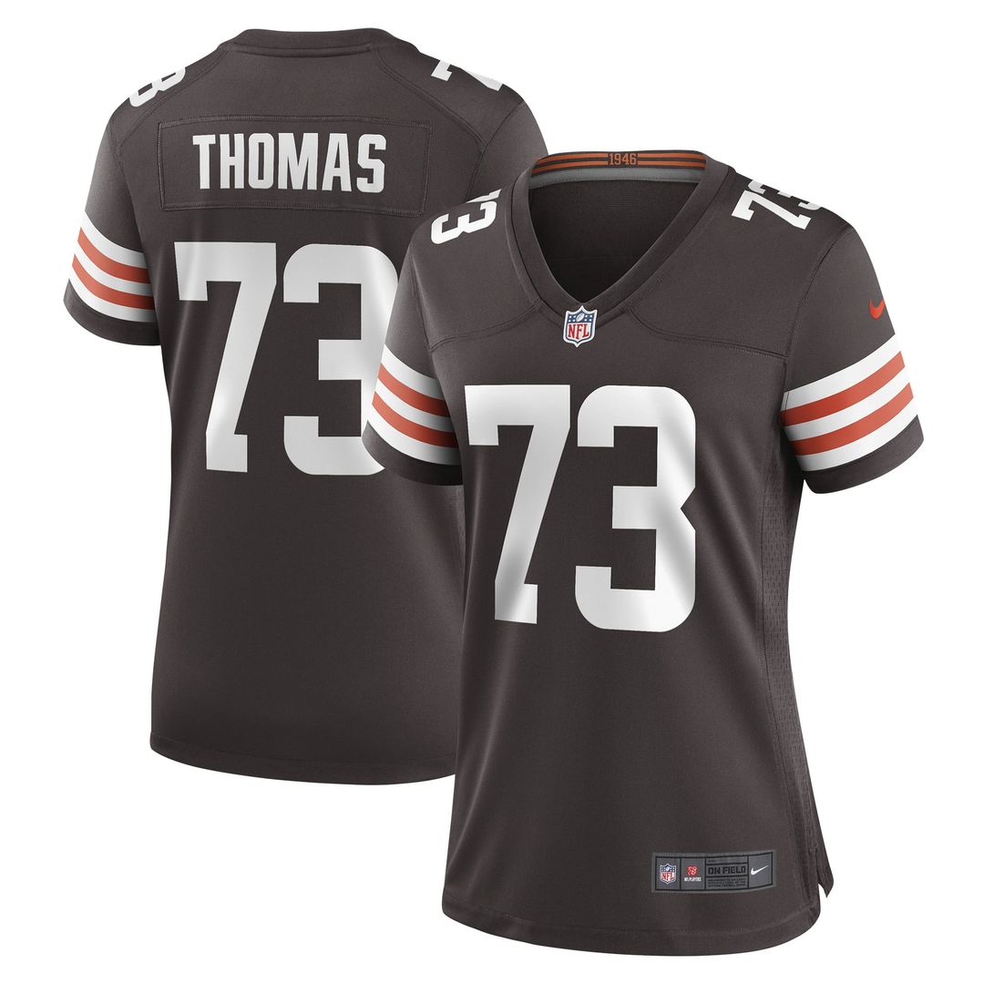 Joe Thomas Cleveland Browns Women's Retired Jersey - Brown