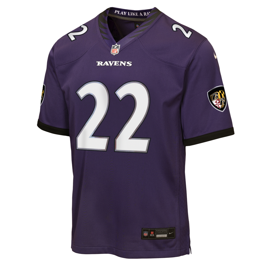 Derrick Henry Baltimore Ravens Youth Jersey - Purple