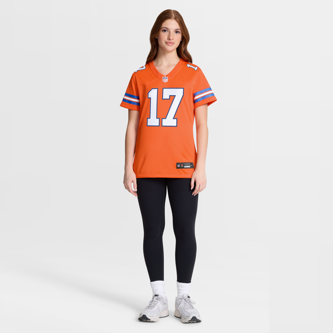 Jaylen Waddle Denver Broncos Women's Mile High Collection 1977 Throwback Jersey - Orange