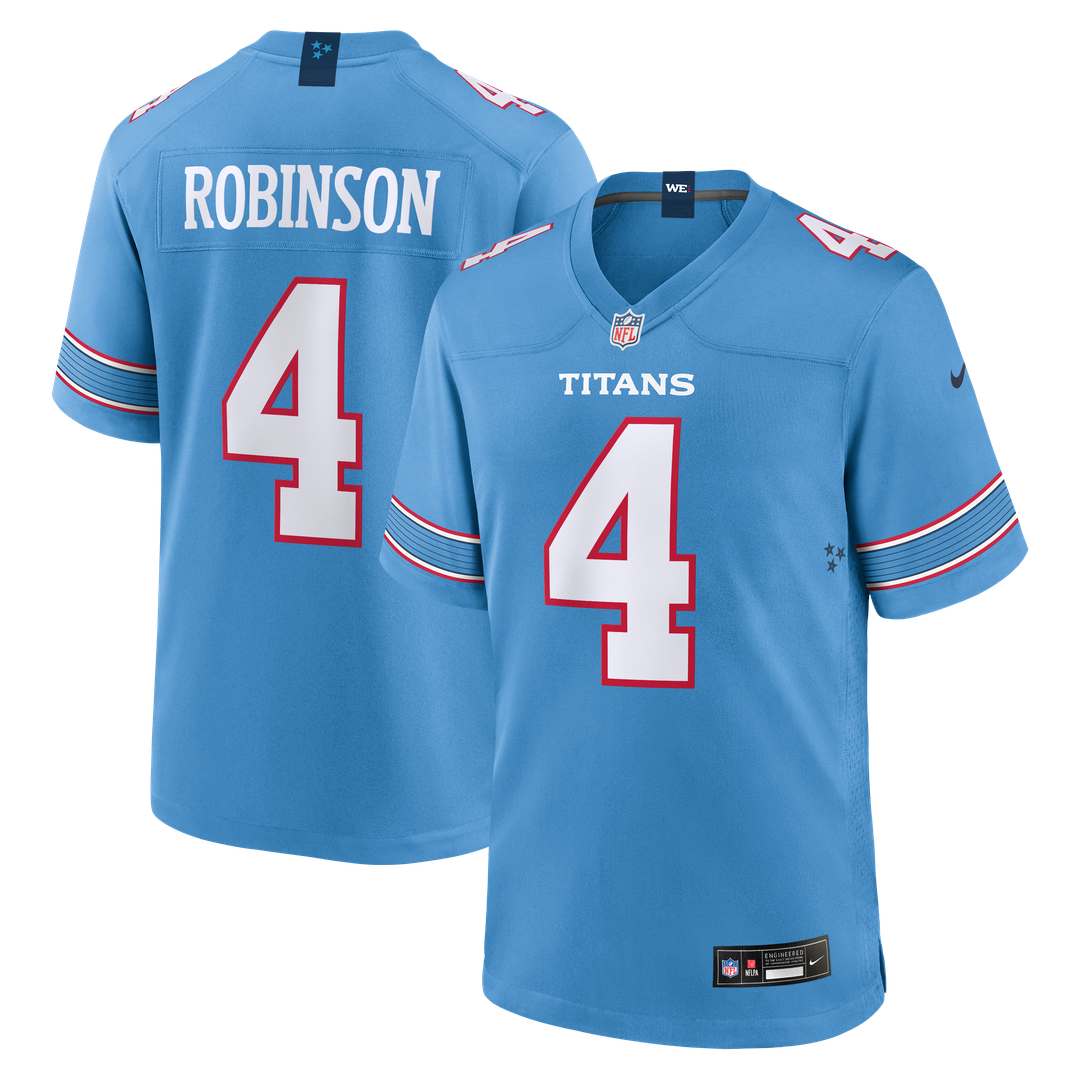 Wan'Dale Robinson Tennessee Titans Jersey - White