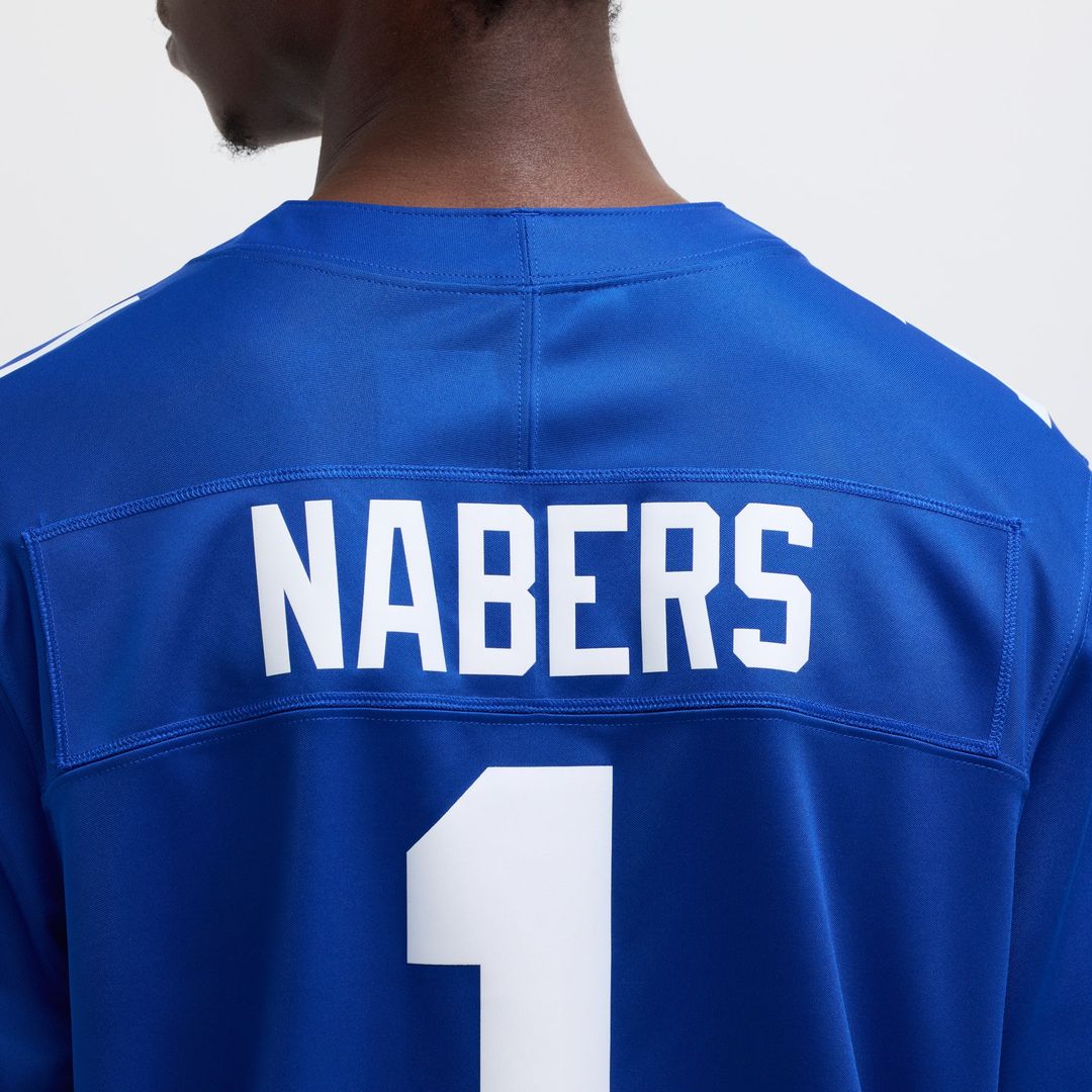 Malik Nabers New York Giants Jersey - Royal